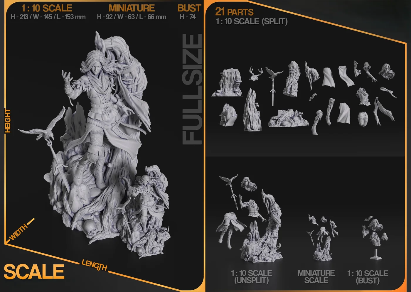1/10 Scale Figure